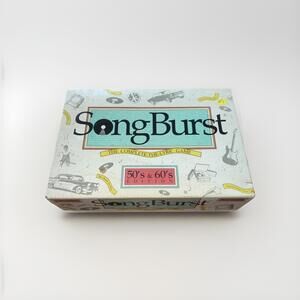 Song Burst Board Game 50's & 60's Edition - Hersch and Company 1990 - Complete!